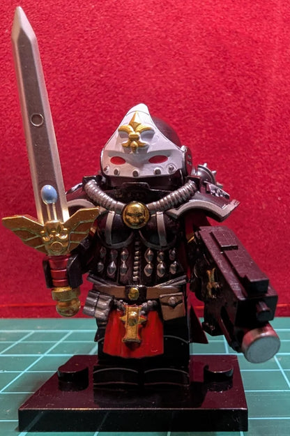 ♥️♥️MINIFIGURE WARHAMMER 40K UNIVERS: Battle Sisters Adepta Sororitas (black) ♥️♥️custom
