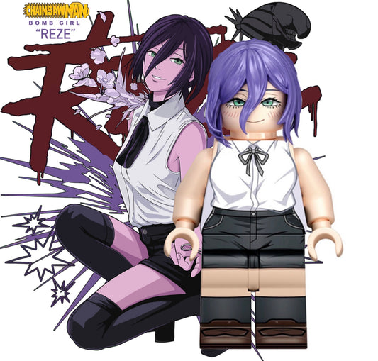 MINIFIGURE CHAINSAW MAN UNIVERS: REZE Bomb girl Custom