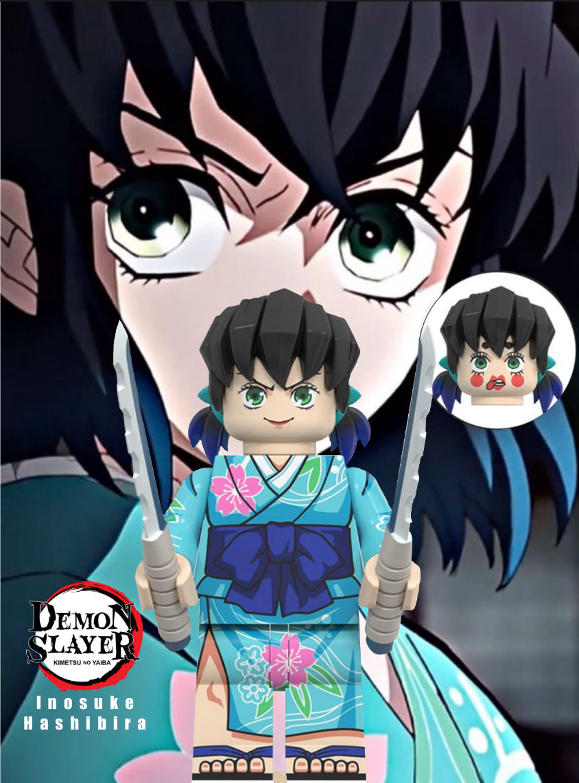 MINIFIGURE DÉMON SLAYER UNIVERS: HASHIBIRA INOSUKE custom – ZedBrick