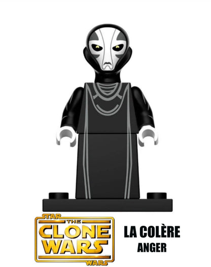 MINIFIGURE STAR WARS UNIVERS:PRÊTRESSE DE LA FORCE (LA COLÈRE) Custom