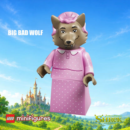 PREVENTE LEGO MINIFIGURE SÉRIES SHREK : BIG BAD WOLF "Socle+Fascicule inclus " Disponibilité fin septembre 2026