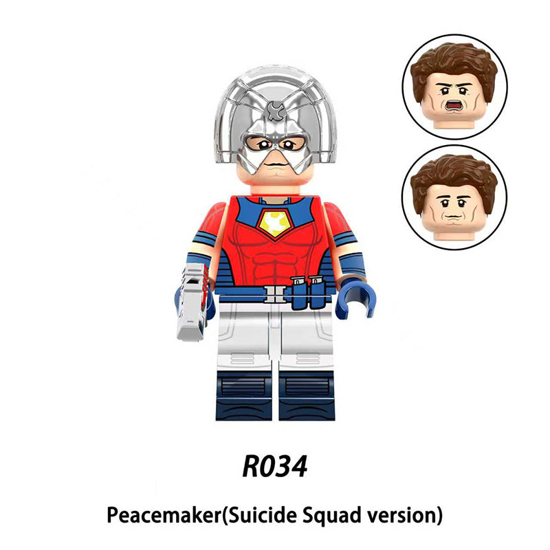 ♥️♥️♥️MINIFIGURE DC UNIVERS : PEACEMAKER THE SUICIDE SQUAD VERSION(CASQUE CHROMÉ)♥️♥️♥️custom