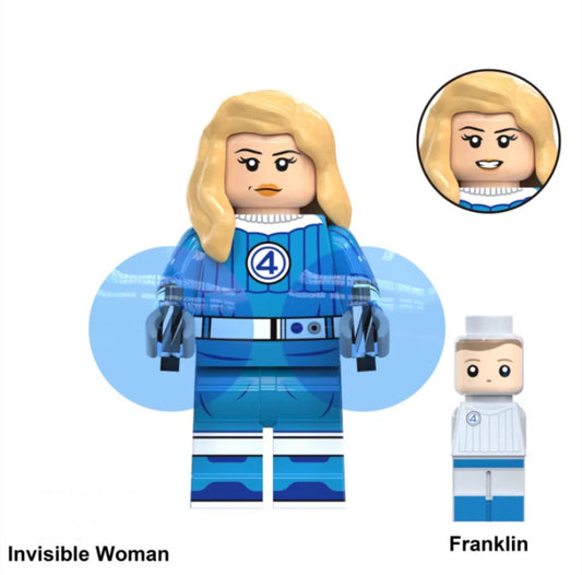 MINIFIGURE MARVEL UNIVERS: INVISIBLE WOMAN  custom