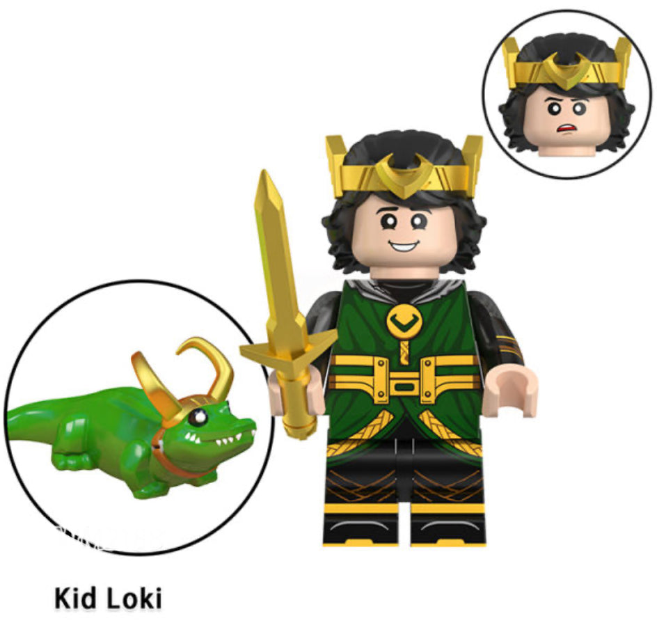 MINIFIGURE KID LOKI custom