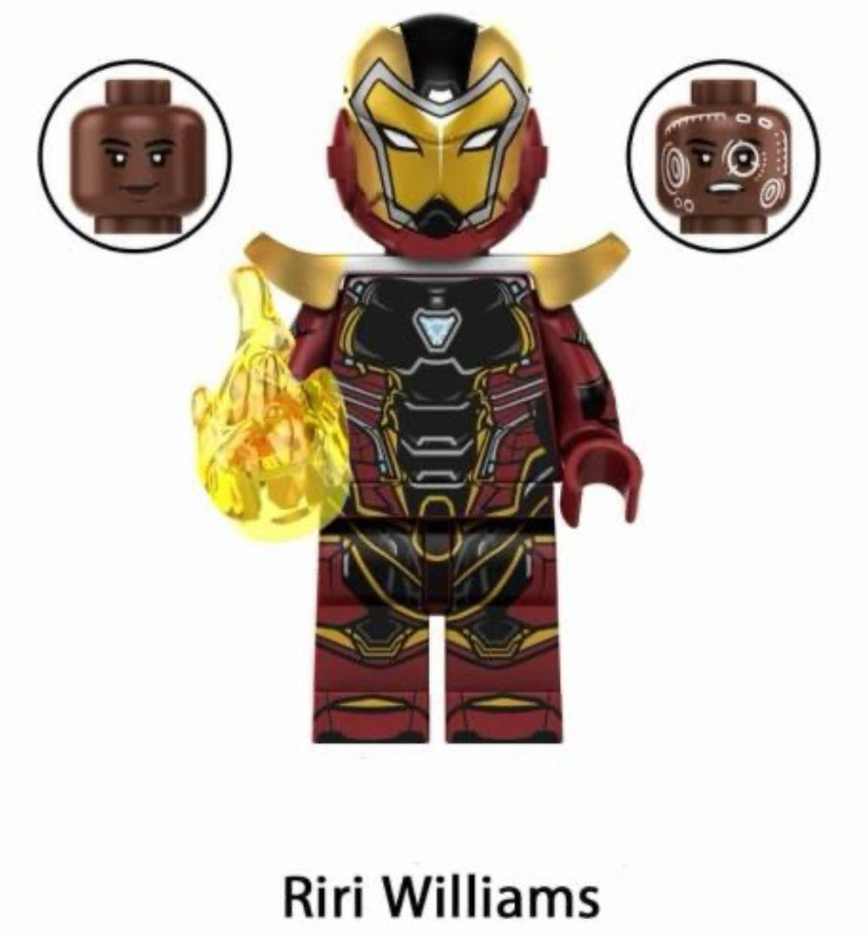 PREVENTE MINIFIGURE MARVEL UNIVERS: RIRI WILLIAMS "IRON HEART" CUSTOM Disponibilité fin septembre 2025