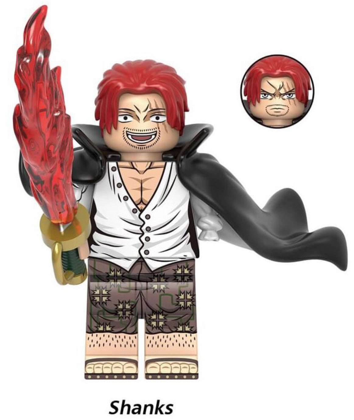 PREVENTE MINIFIGURE ONE PEACE UNIVERS: SHANKS custom Disponibilité fin octobre 2024