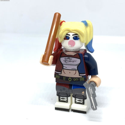 ⭐️⭐️⭐️MINIFIGURE DC UNIVERS BATMAN de 2016 :  HARLEY QUINN ⭐️⭐️⭐️Custom (Dernière pièce)