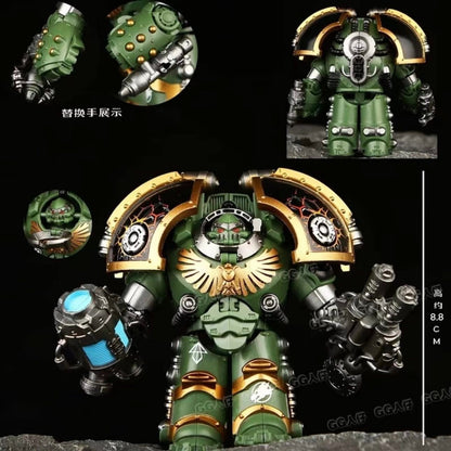 MINIFIGURE WARHAMMER 40K UNIVERS: The Horus Heresy - Legiones Astartes / Saturnine Terminator Squad(8,8cm)custom