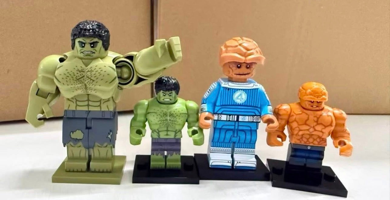 ♥️♥️♥️BIG MINIFIGURE MARVEL UNIVERS: HULK (A) ♥️♥️♥️custom