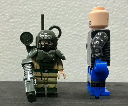 MINIFIGURE WARHAMMER 40K UNIVERS: Ultramarines Space Marines Astartes (7,2cm)custom