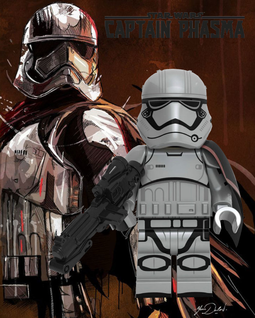 ♥️♥️♥️MINIFIGURE STAR WARS UNIVERS : CAPTAIN PHASMA ♥️♥️♥️CUSTOM