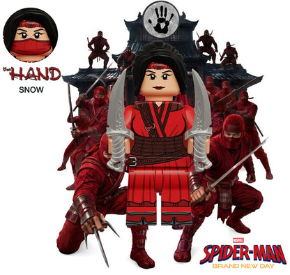 PREVENTE⭐️⭐️MINIFIGURE MARVEL UNIVERS: SNOW (the hand) ⭐️⭐️Custom Disponibilité novembre 2026