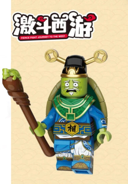 ♥️♥️♥️SUPERBE MINIFIGURE JOURNEY TO THE WEST UNIVERS: Turtle Prime Minister ♥️♥️♥️Custom