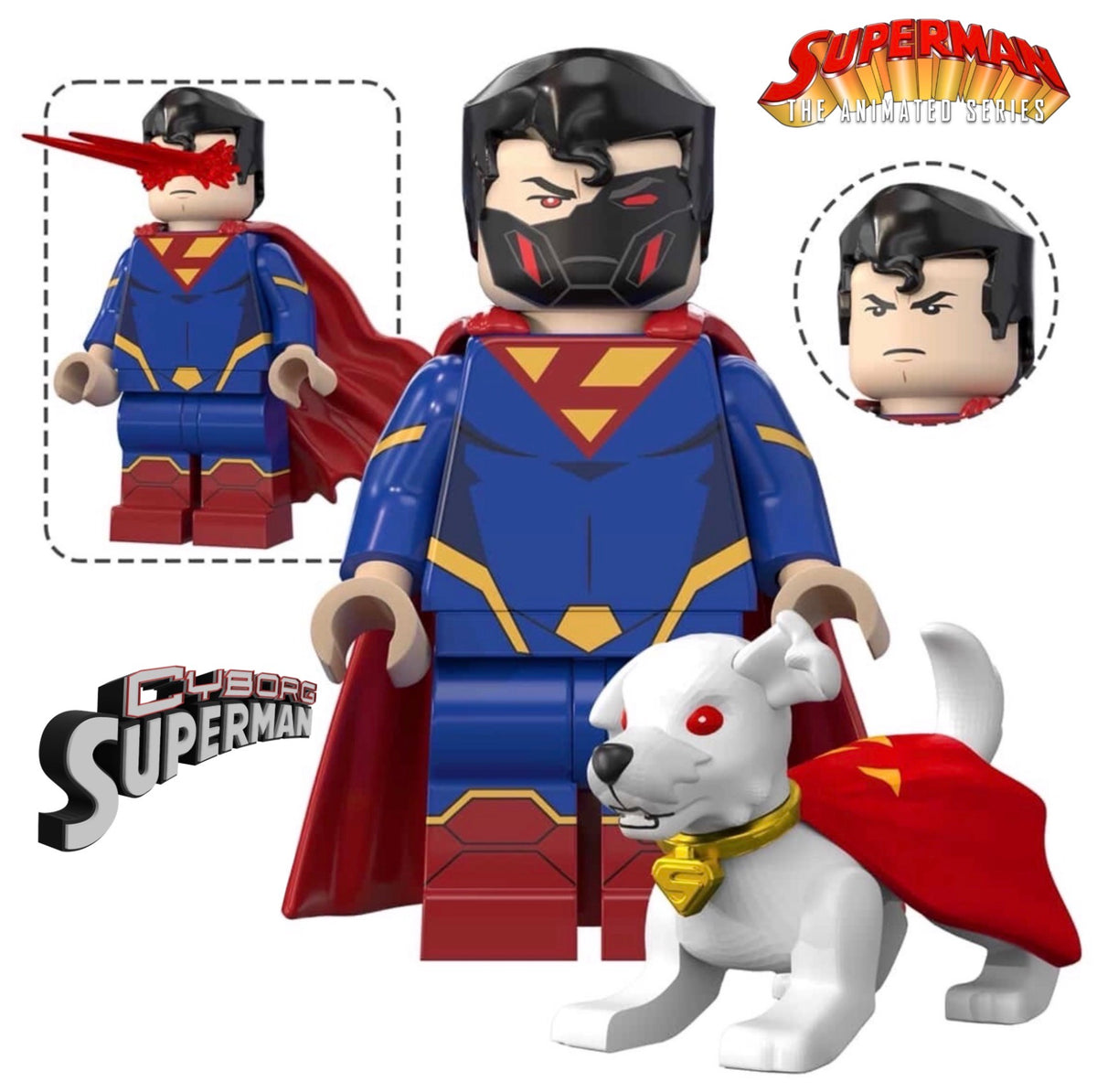 PREVENTE MINIFIGURE DC COMICS UNIVERS: CYBORG SUPERMAN Custom Disponibilité fin Octobre 2026