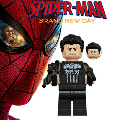 PREVENTE MINIFIGURE MARVEL UNIVERS (SPIDERMAN): PUNISHER Custom Disponibilité début octobre 2026