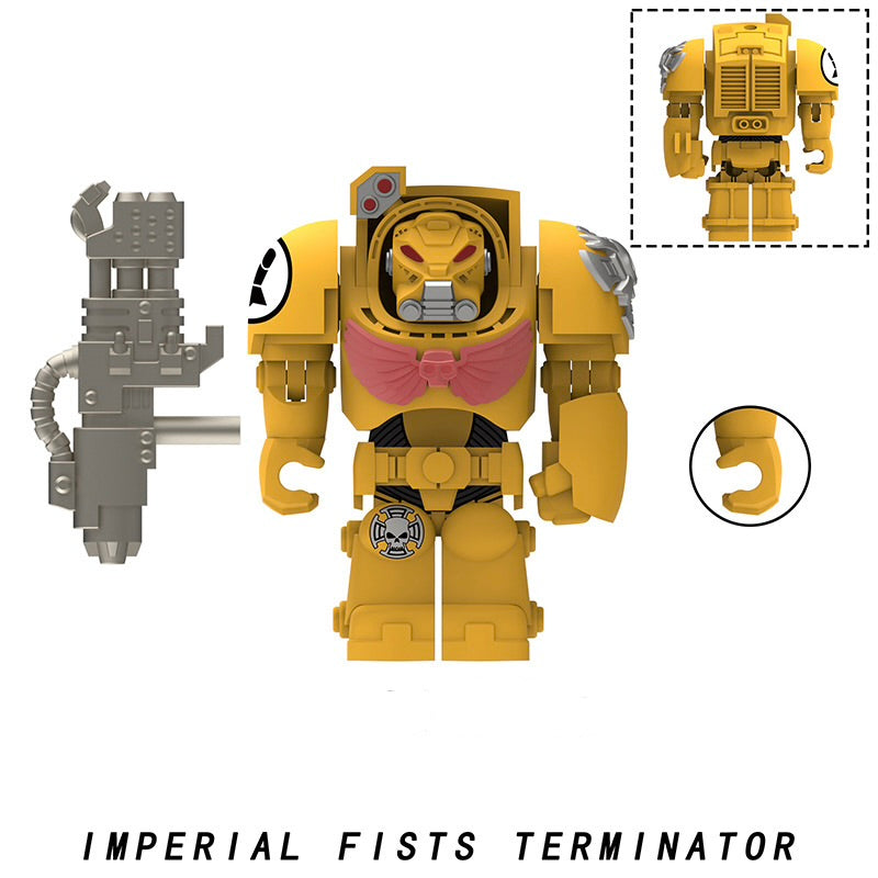 ⭐️⭐️⭐️MINIFIGURE WARHAMMER 40K UNIVERS: WHITE SCARS TERMINATOR ⭐️⭐️⭐️custom