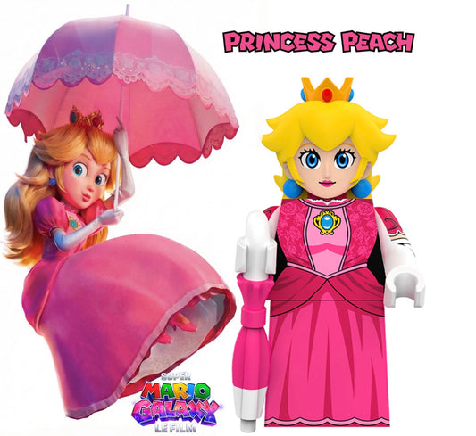 PREVENTE MINIFIGURE SUPER MARIO UNIVERS: PRINCESSE PEACH custom Disponibilité fin août 2026