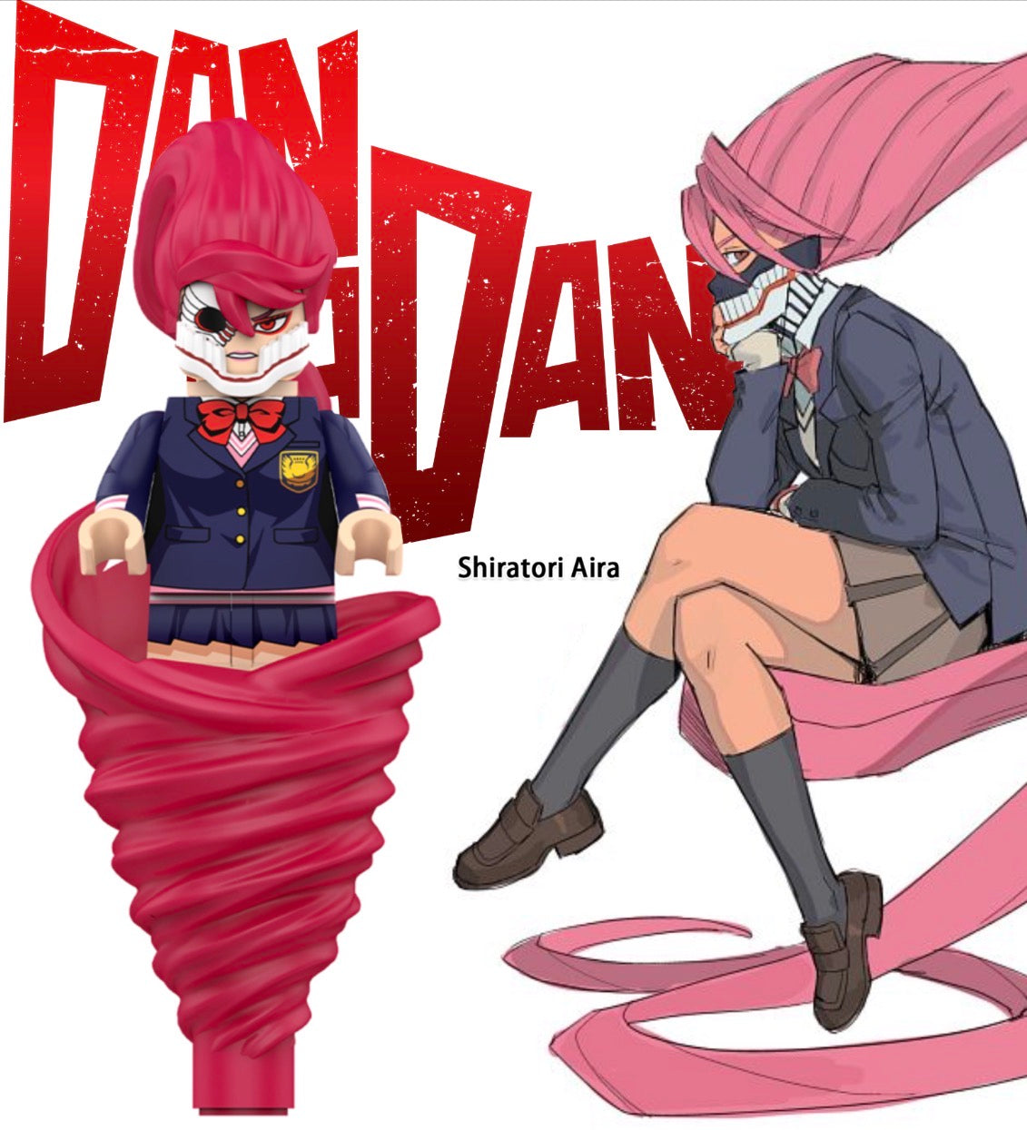 ⭐️⭐️ MINIFIGURE DANDADAN UNIVERS: SHIRATORI AIRA ⭐️⭐️custom