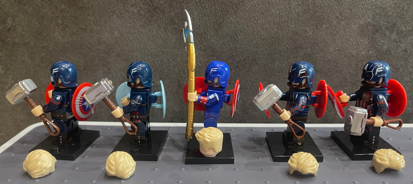 MINIFIGURE MARVEL UNIVERS: CAPTAIN AMERICA custom