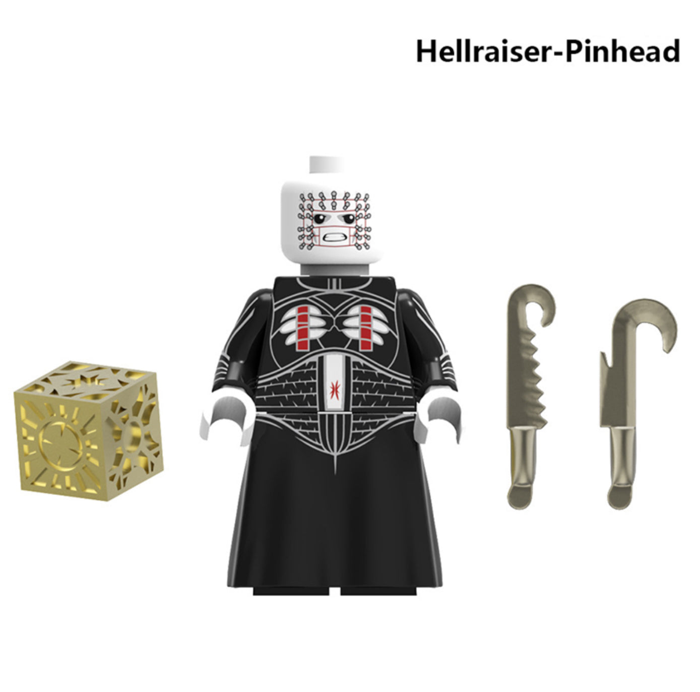 PREVENTE MINIFIGURE HORREUR UNIVERS : HELLRASER PINHEAD custom Disponibilité fin Novembre 2025