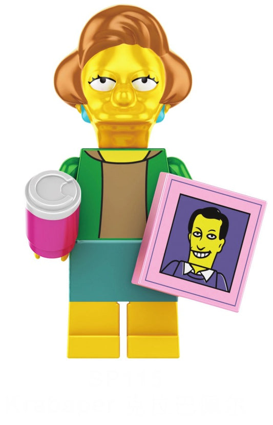 MINIFIGURE THE SIMPSON UNIVERS : EDNA KRAPABELLE custom