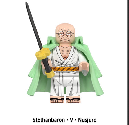 ⭐️⭐️⭐️MINIFIGURE ONE PEACE UNIVERS: StETHANBARON.V.NUSJURO ⭐️⭐️⭐️custom