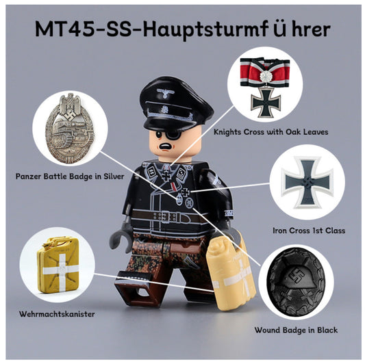 PREVENTE♥️♥️♥️MINIFIGURE MILITAIRE UNIVERS: World War II MARINE OFFICIER ALLEMAND ♥️♥️♥️custom Disponibilité fin juin 2025