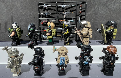 ♥️♥️MINIFIGURE VIDEO GAMES DELTA FORCE UNIVERS: CORRUPTED GOLDEN ROSE ♥️♥️custom