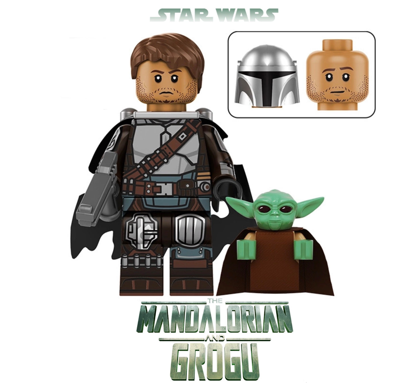 PREVENTE MINIFIGURE STAR WARS UNIVERS(The Mandalorian and Grogu): MANDALORIAN AND GROGU Custom Disponibilité fin juin 2026