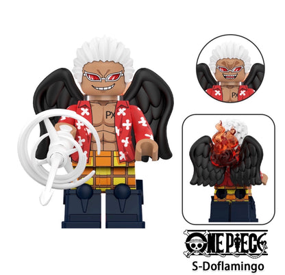 PRÉVENTE ⭐️⭐️⭐️MINIFIGURE ONE PEACE UNIVERS: S-DOFLAMINGO ⭐️⭐️⭐️custom DISPONIBILITÉ DÉBUT NOVEMBRE 2026