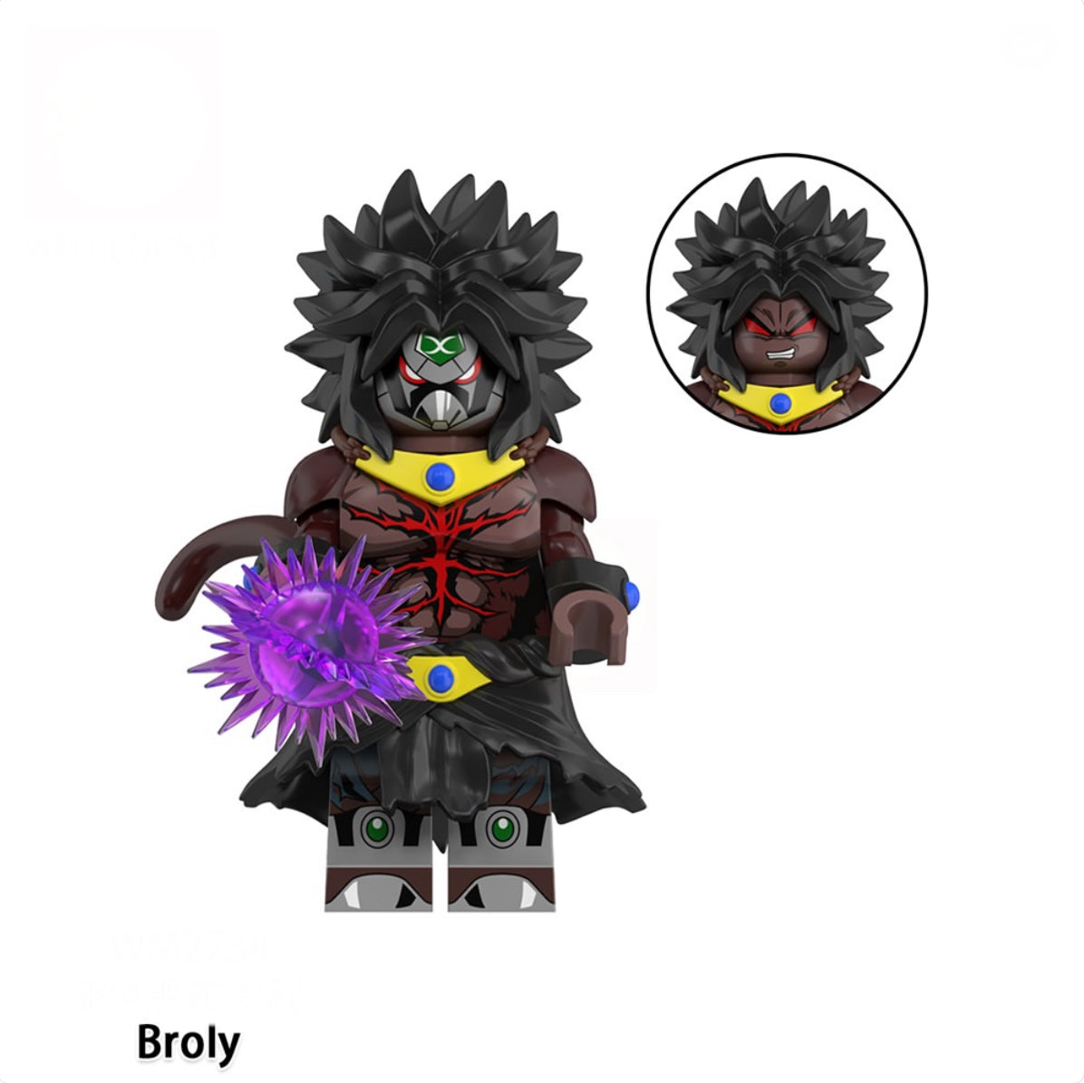 PREVENTE MINIFIGURE DRAGON BALL Z UNIVERS: BROLY Custom Disponibilité janvier 2025