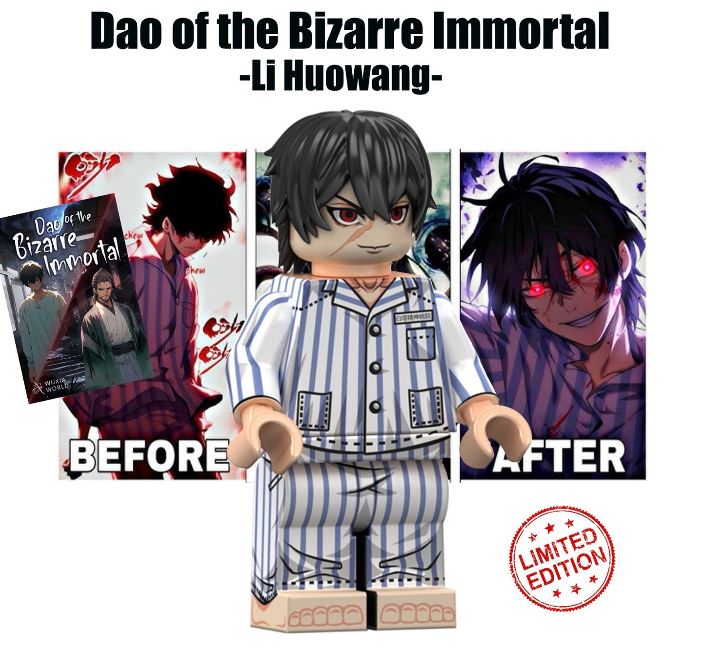 MINIFIGURE ANIMATION/MANGA DAO OF THE BIZARRE IMMORTAL UNIVERS: LI HUOWANG custom
