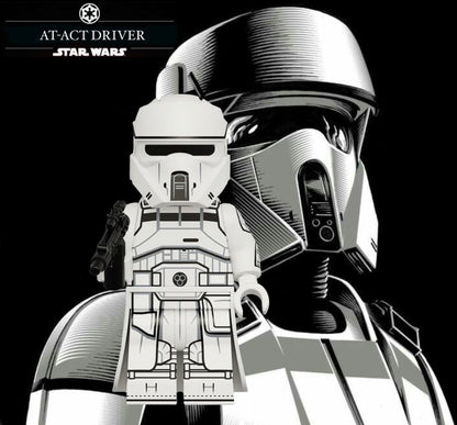 PREVENTE MINIFIGURE STAR WARS UNIVERS: AT-ACT DRIVER CUSTOM Disponibilité mi-septembre 2026