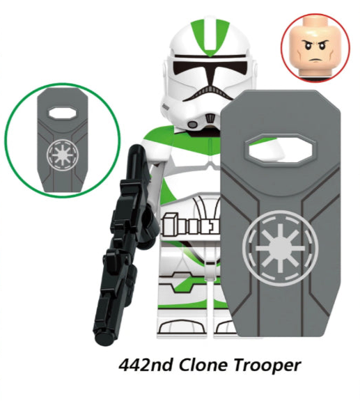 MINIFIGURE 442nd CLONETROOPER custom