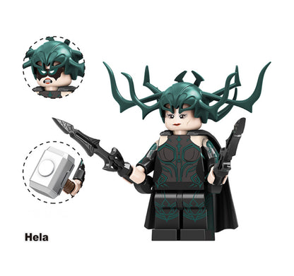 PREVENTE MINIFIGURE MARVEL UNIVERS: HELA "THOR" custom Disponibilité Juin 2025