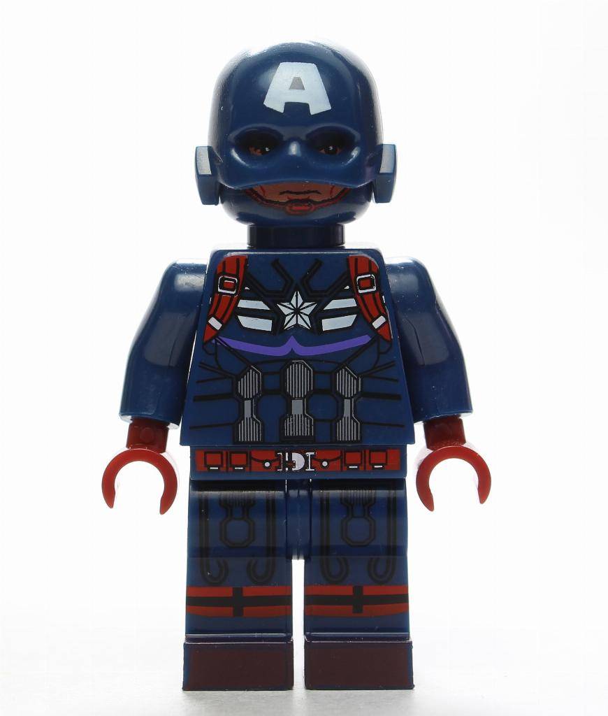 INTROUVABLE MINIFIGURE MARVEL UNIVERS DE 2014: CAPTAIN AMERICA custom ⚠️Derniers articles en stock⚠️