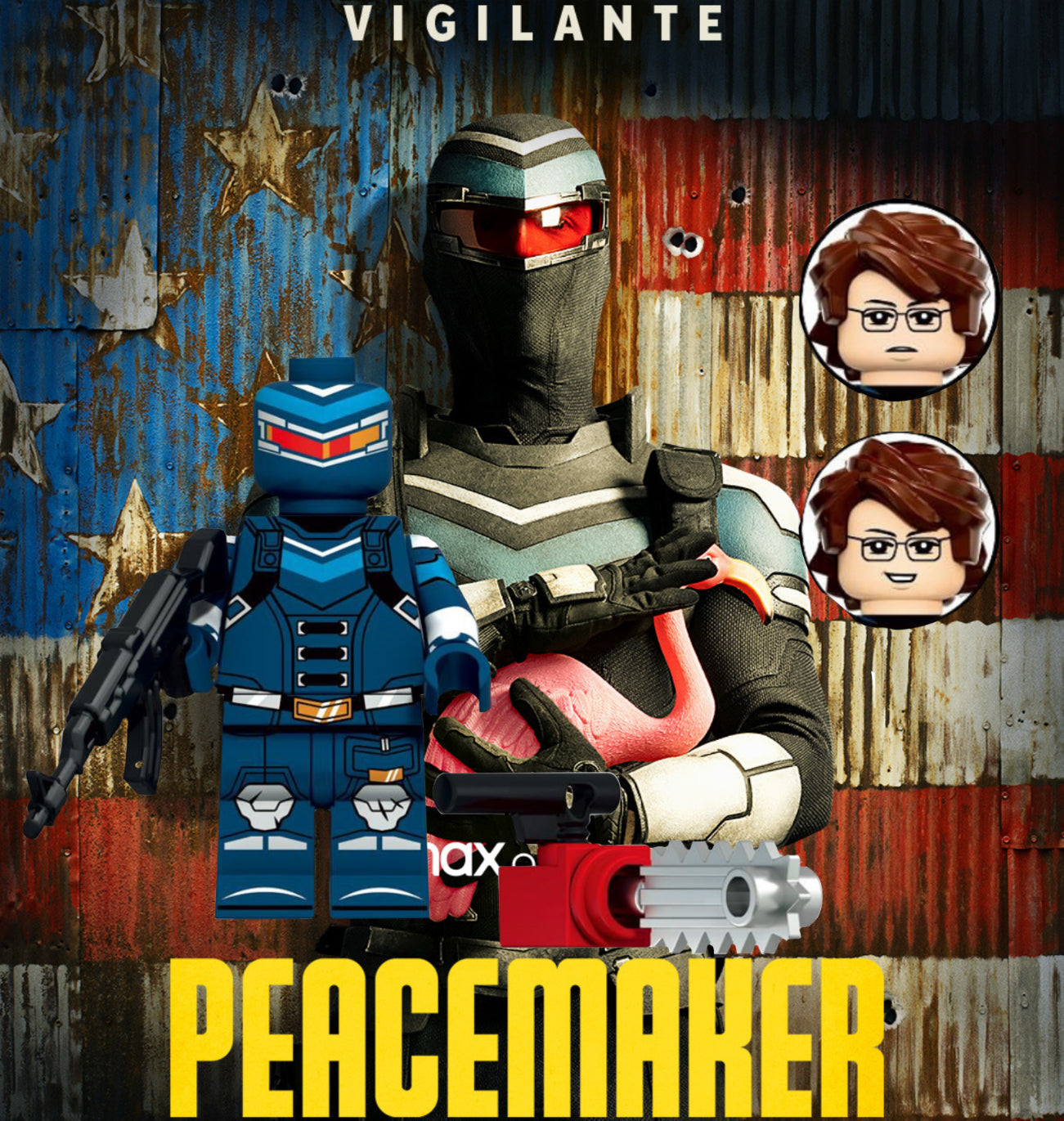 PREVENTE ♥️♥️♥️MINIFIGURE DC UNIVERS : VIGILANTE ♥️♥️♥️custom Disponibilité fin Novembre 2025