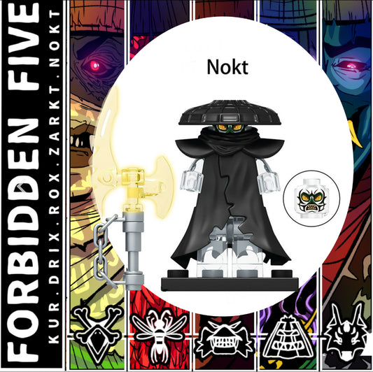PREVENTE♥️♥️♥️MINIFIGURE NINJAGO UNIVERS: GOST NOKT FORBIDDEN FIVE ♥️♥️♥️CUSTOM DISPONIBILITÉ FIN SEPTEMBRE 2025
