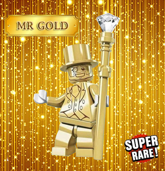 MINIFIGURE CHROMÉ EXCLUSIVE : MR GOLD CUSTOM
