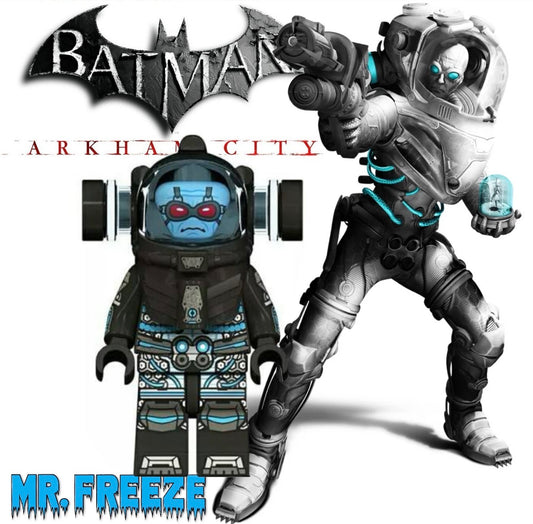 MINIFIGURE DC UNIVERS DE 2018: MR FREEZE custom ⚠️TRÈS RARE ⚠️Dernière pièce