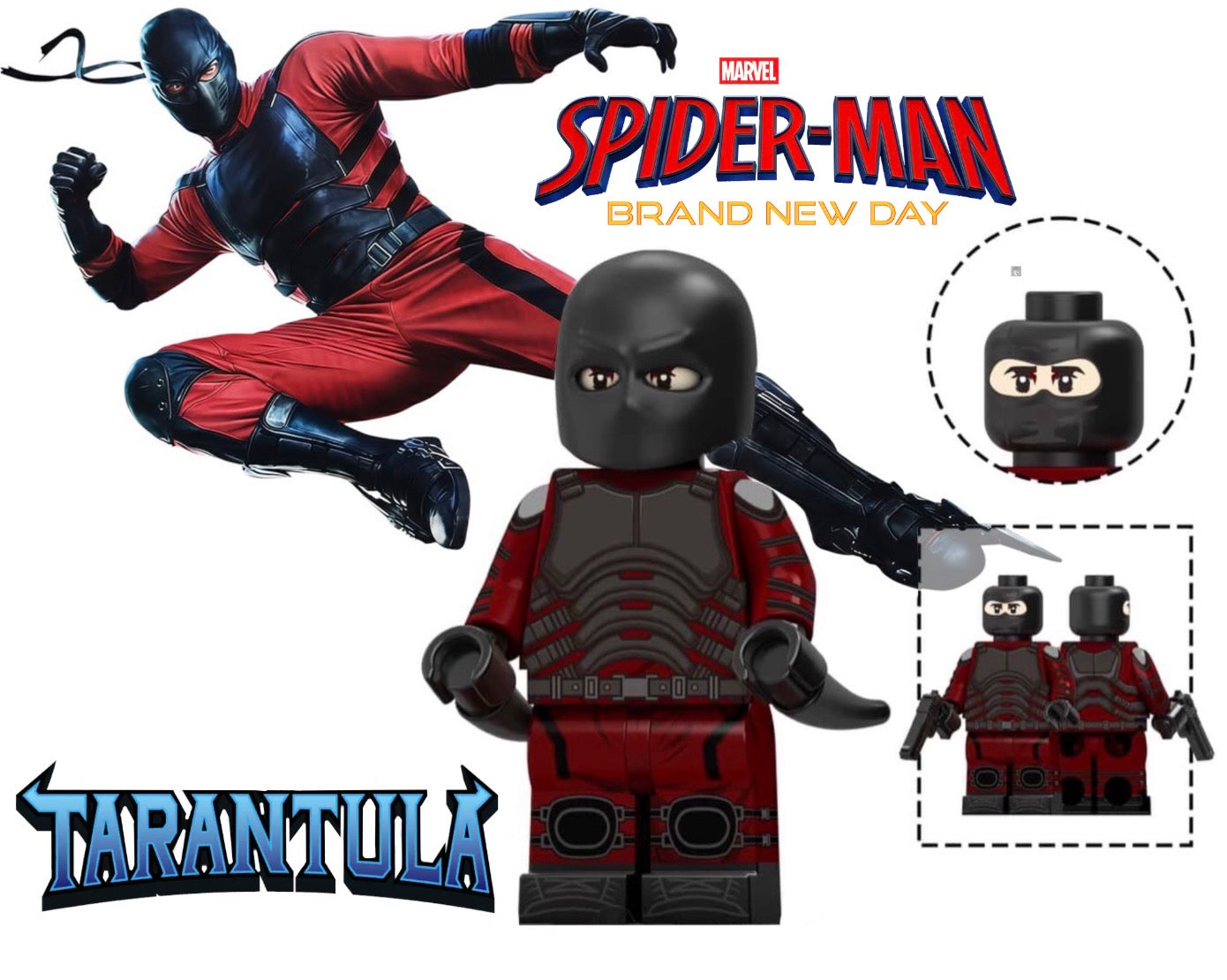 PREVENTE MINIFIGURE MARVEL UNIVERS (SPIDERMAN): TARANTULA Custom Disponibilité mi-septembre 2026