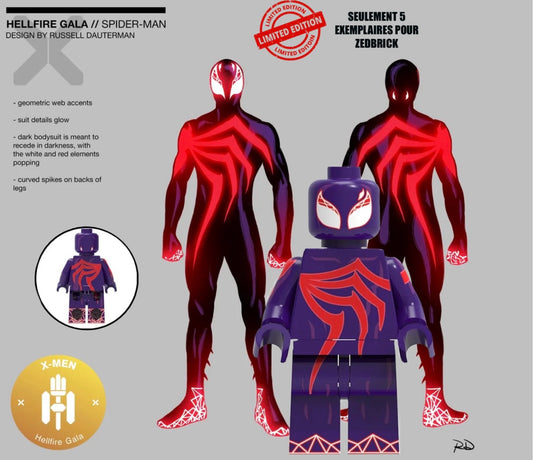 ⭐️⭐️⭐️MINIFIGURE MARVEL UNIVERS EDITION LIMITÉE : HEILFIRE GALA SPIDERMAN ⭐️⭐️⭐️custom