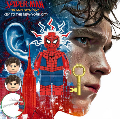 MINIFIGURE MARVEL UNIVERS: SPIDER-MAN WITH KEY NEW YORK CITY  Custom