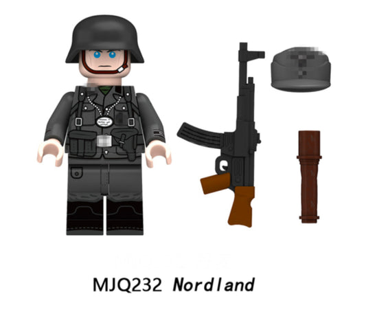 ♥️♥️ MINIFIGURE MILITAIRE UNIVERS: WORLD WAR II 23e division Nederland ♥️♥️custom