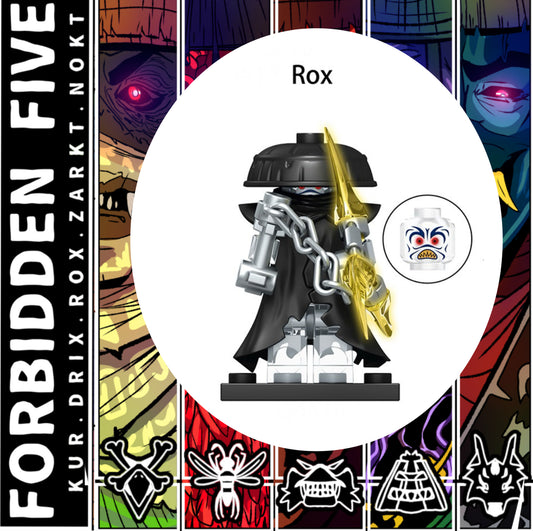PREVENTE♥️♥️♥️MINIFIGURE NINJAGO UNIVERS: GHOST ROX FORBIDDEN FIVE ♥️♥️♥️CUSTOM DISPONIBILITÉ FIN SEPTEMBRE 2025