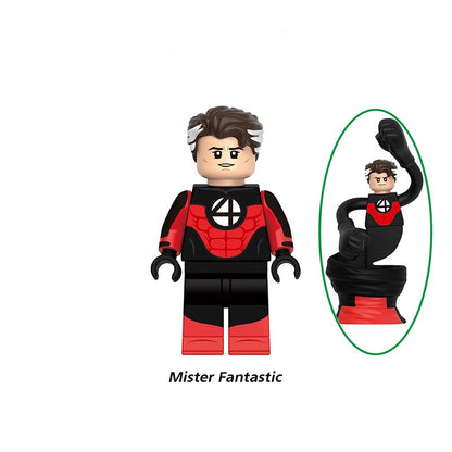PREVENTE MINIFIGURE MARVEL UNIVERS: MISTER FANTASTIC RED-Y 4 ACTION custom Disponibilité octobre 2025