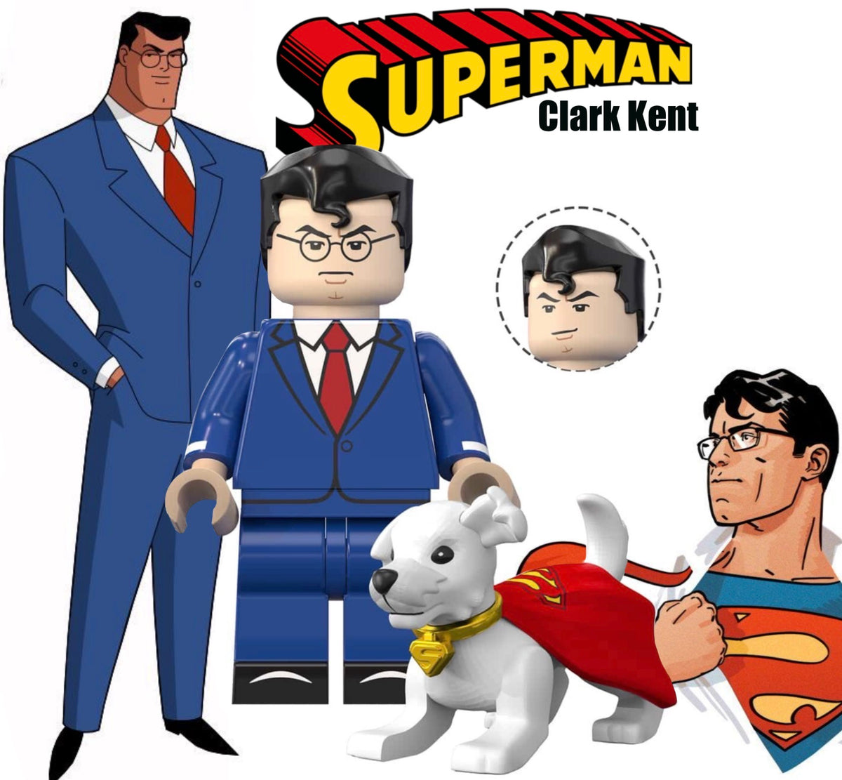 PREVENTE MINIFIGURE DC COMICS UNIVERS: CLARK KEN Custom Disponibilité fin Octobre 2026