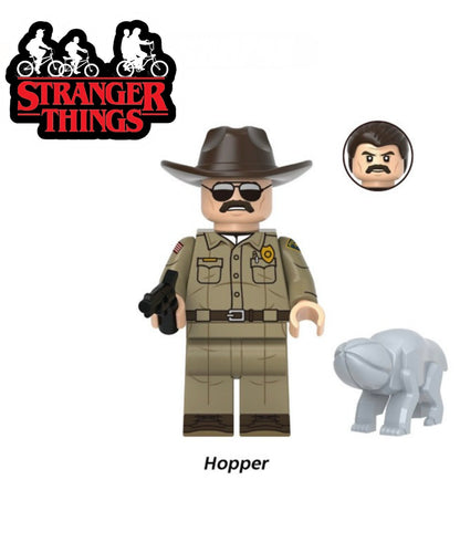MINIFIGURE STRANGER THINGS UNIVERS: HOPPER Custom