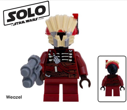 PREVENTE MINIFIGURE STAR WARS (SOLO) UNIVERS: WEAZEL CUSTOM Disponibilité fin septembre 2026