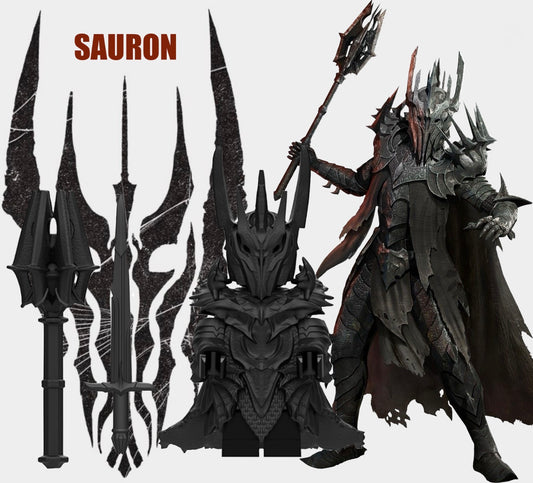 ♥️♥️♥️MINIFIGURE LOTR UNIVERS: SAURON ♥️♥️♥️CUSTOM